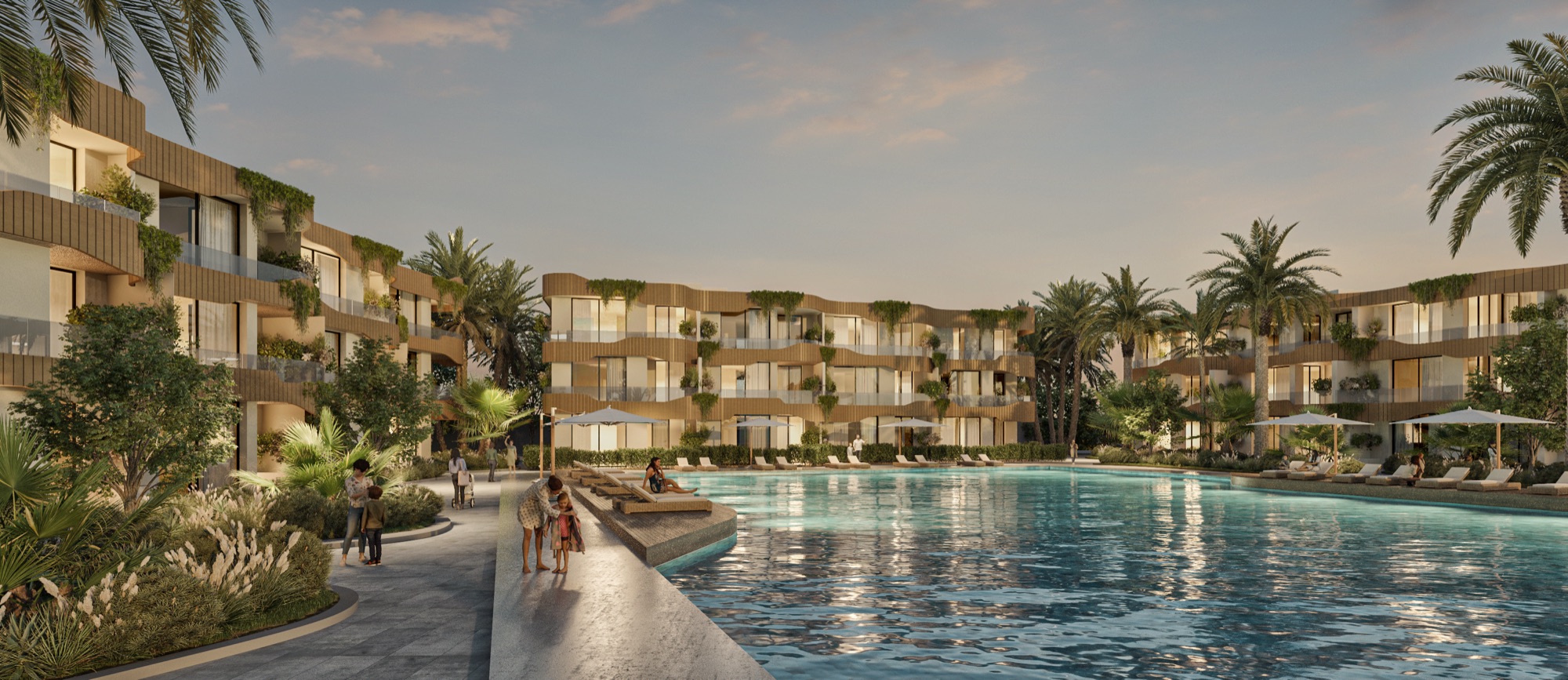 M Resort — piscine et jardins de la résidence