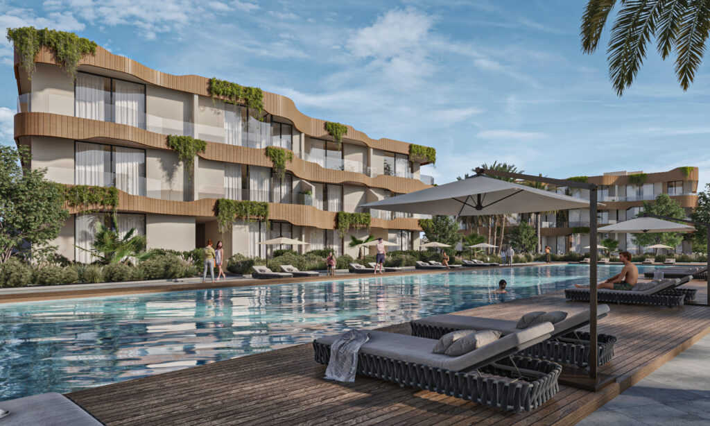 résidence avec piscine à Marrakech